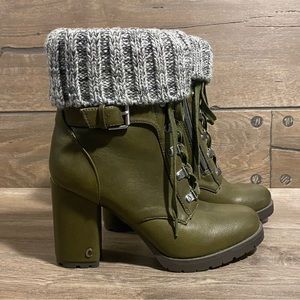 Circus Heeled Combat Boots